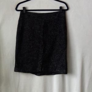 ANN Taylor Wool and Rayon Black Skirt